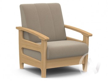 Кресло для отдыха Омега (бук лак/CATANIA LATTE) в Боровом - borovoe.mebel54.com | фото