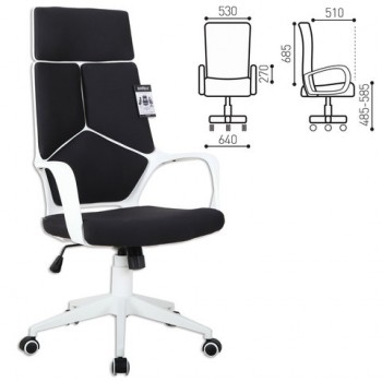 Кресло офисное BRABIX Prime EX-515 (черная ткань) в Боровом - borovoe.mebel54.com | фото