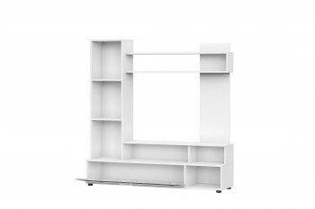 Мебель для гостиной "МГС 9" Белый / Цемент светлый в Боровом - borovoe.mebel54.com | фото