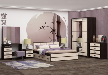 Модульная спальня Сакура в Боровом - borovoe.mebel54.com | фото